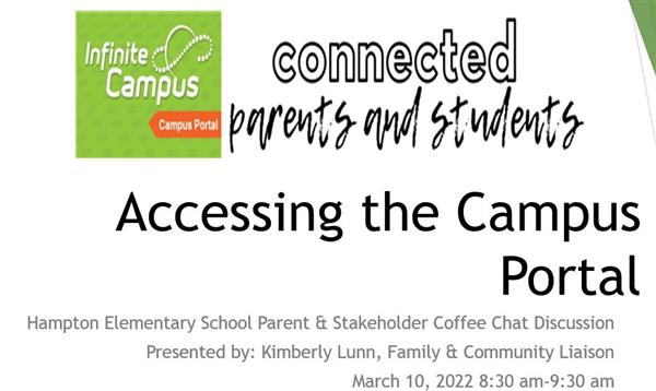 Infinite Campus Parent Portal "How To".